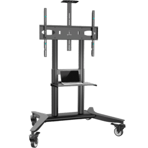 Mobile TV stand for TVs 55"-90", max 90 kg